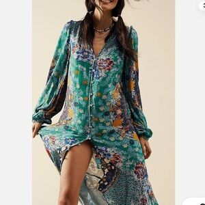 Free People Marais Midi Dress
